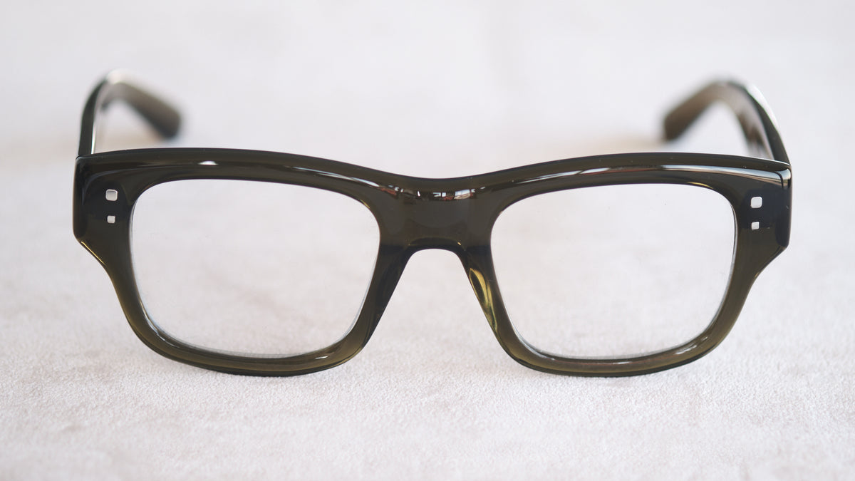 R01 rectangular acetate optical frames, handmade in Sabae Japan - ATELIER 971