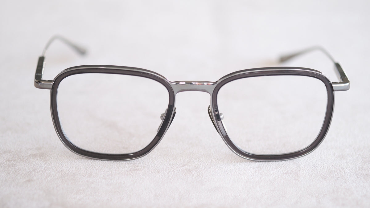 RT01 titanium rectangular optical frames, handmade in Sabae Japan - ATELIER 971