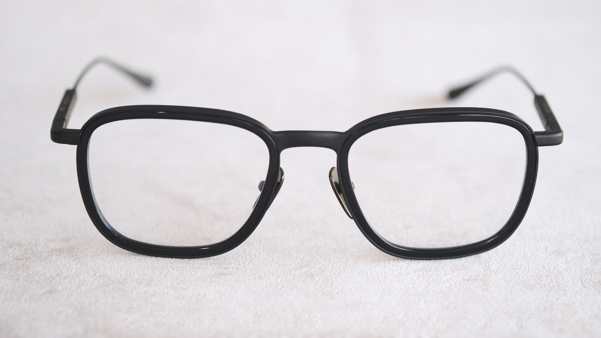 RT01 titanium rectangular optical frames, handmade in Sabae Japan - ATELIER 971