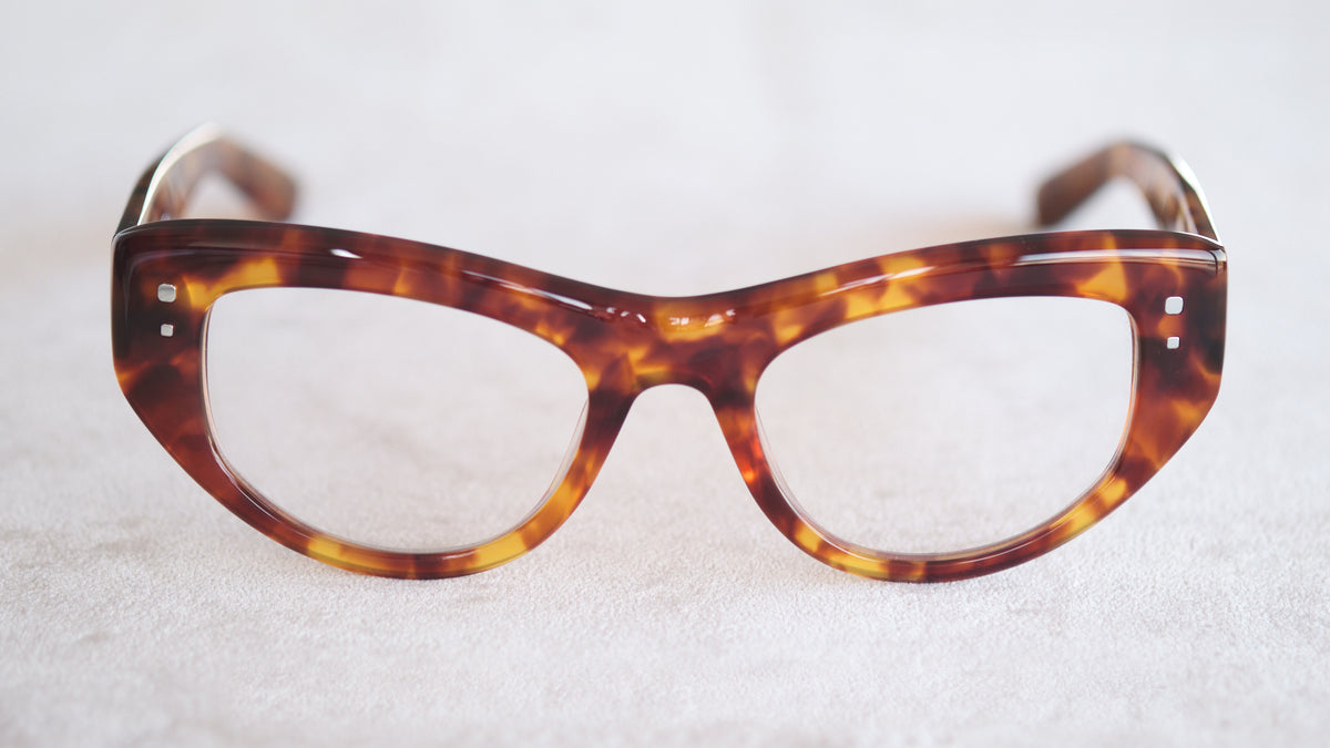 C01 cat eye acetate optical frames, handmade in Sabae Japan - ATELIER 971