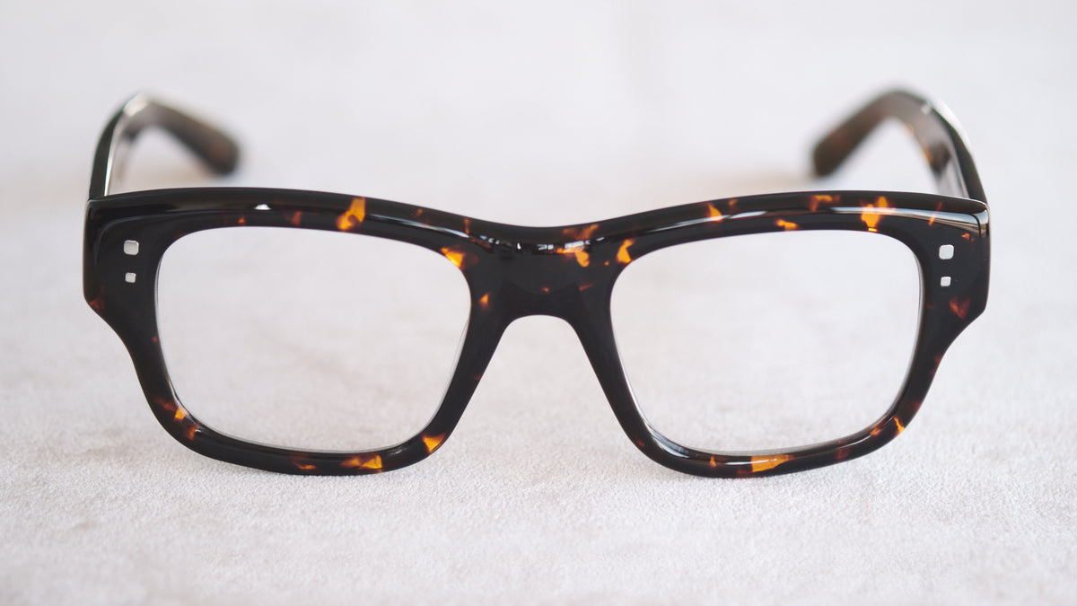 R01 rectangular acetate optical frames, handmade in Sabae Japan - ATELIER 971