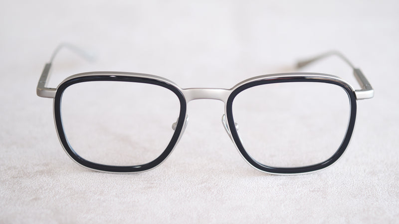 RT01 titanium rectangular optical frames, handmade in Sabae Japan - ATELIER 971
