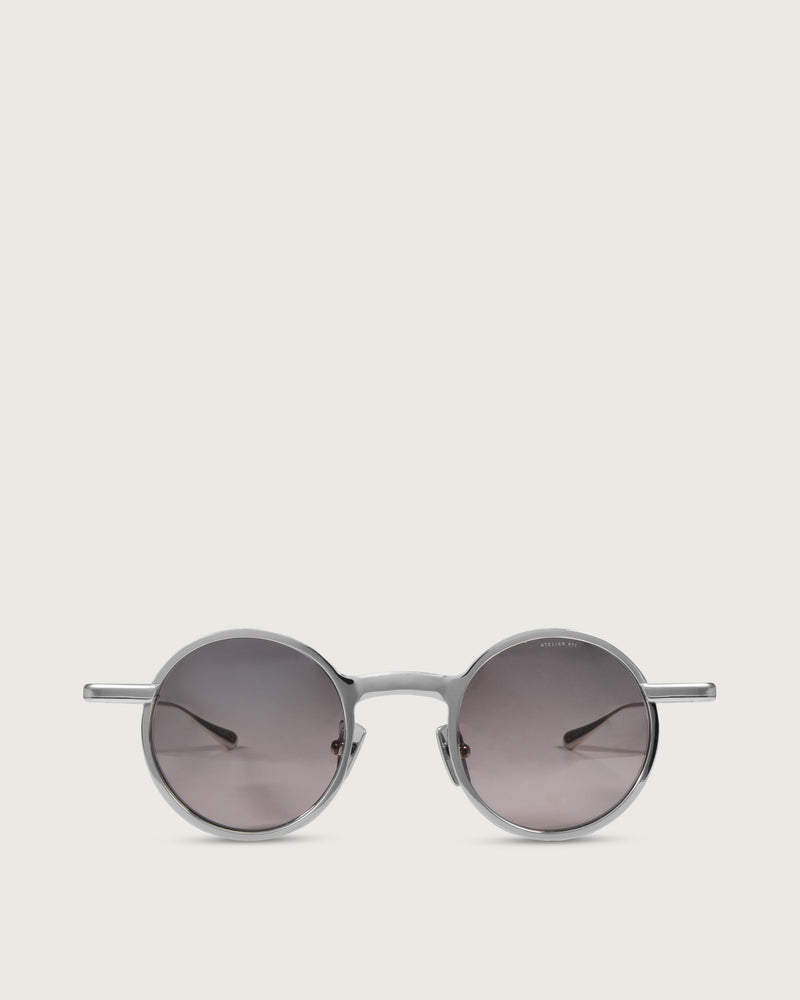 XT01 round titanium sunglasses, handmade in Sabae Japan - ATELIER 971