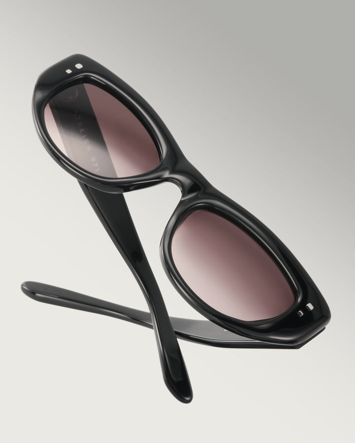 C01 cat eye acetate sunglasses, handmade in Sabae Japan - ATELIER 971